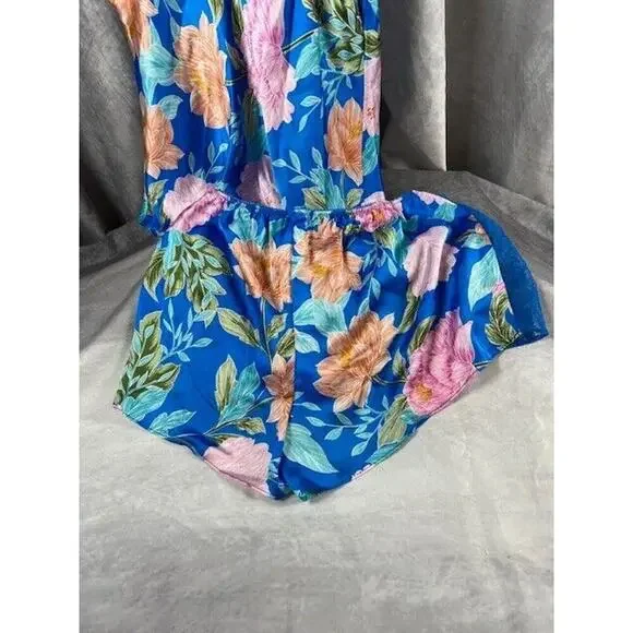 NWT In Bloom by Jonquil Brief Encounter Floral Pajamas Lace Trim Size XS - Picture 3 of 7